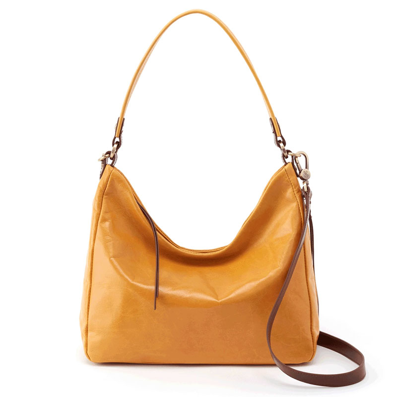 HOBO Delilah Crossbody Shoulder Bag, Mustard Borsheims