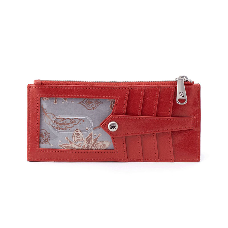 HOBO Linn Credit Card Wallet, Brick