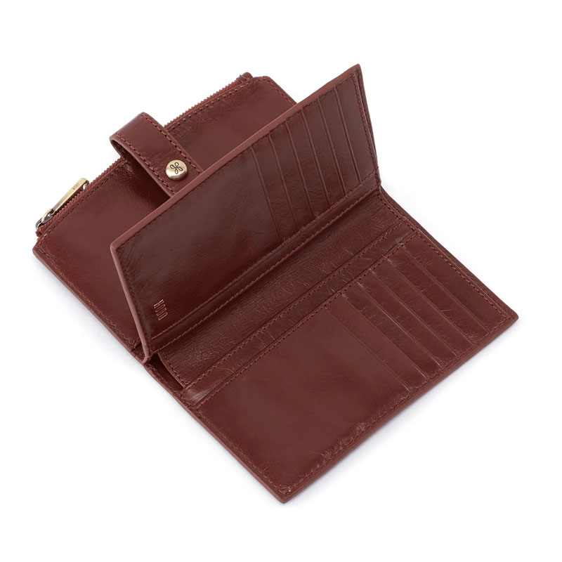 HOBO Buck Wallet, Chocolate