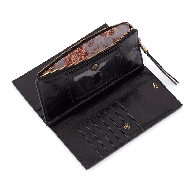 HOBO Gracie Wallet, Black