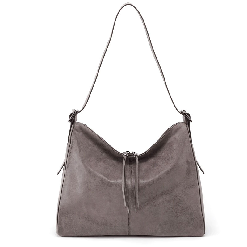 HOBO Valley Shoulder Bag, Titanium | VI-35784TITAN | Borsheims