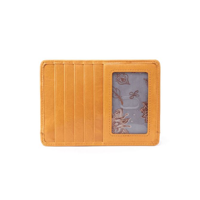 HOBO Euro Slide Credit Card Holder, Mustard