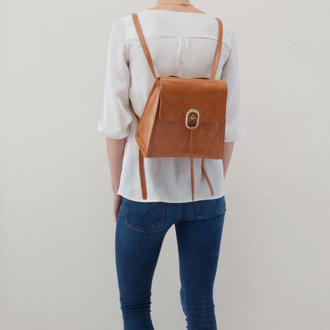 NWT New Hobo Appeal Convertible Backpack Purse Honey Leather Retired Rare Tano5de016cad9d5295de016cad9e8  main image 4