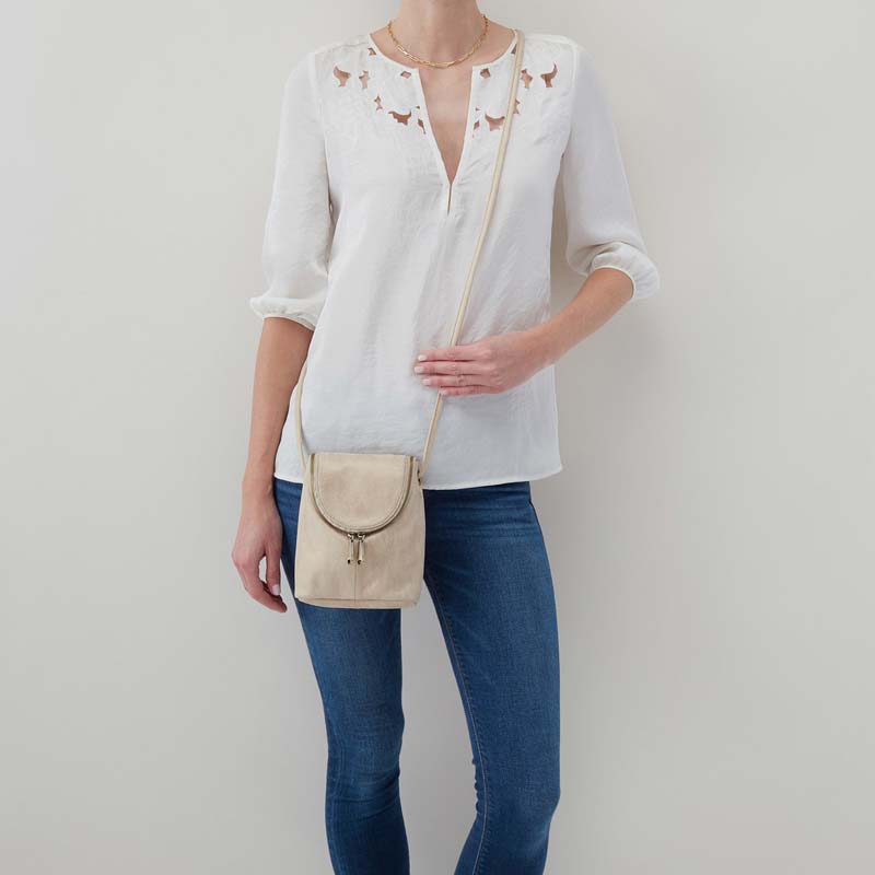 HOBO Fern Crossbody, Buffed Gold