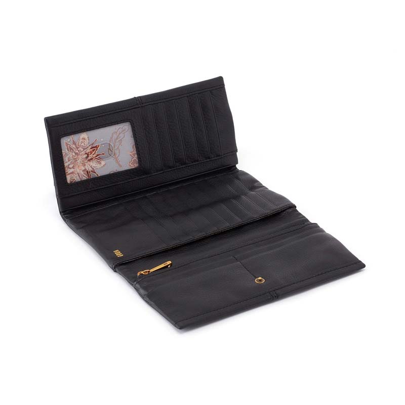 HOBO Keen Continental Wallet, Black