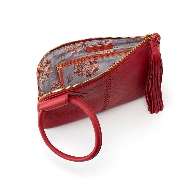 HOBO Sable Wristlet, Scarlet