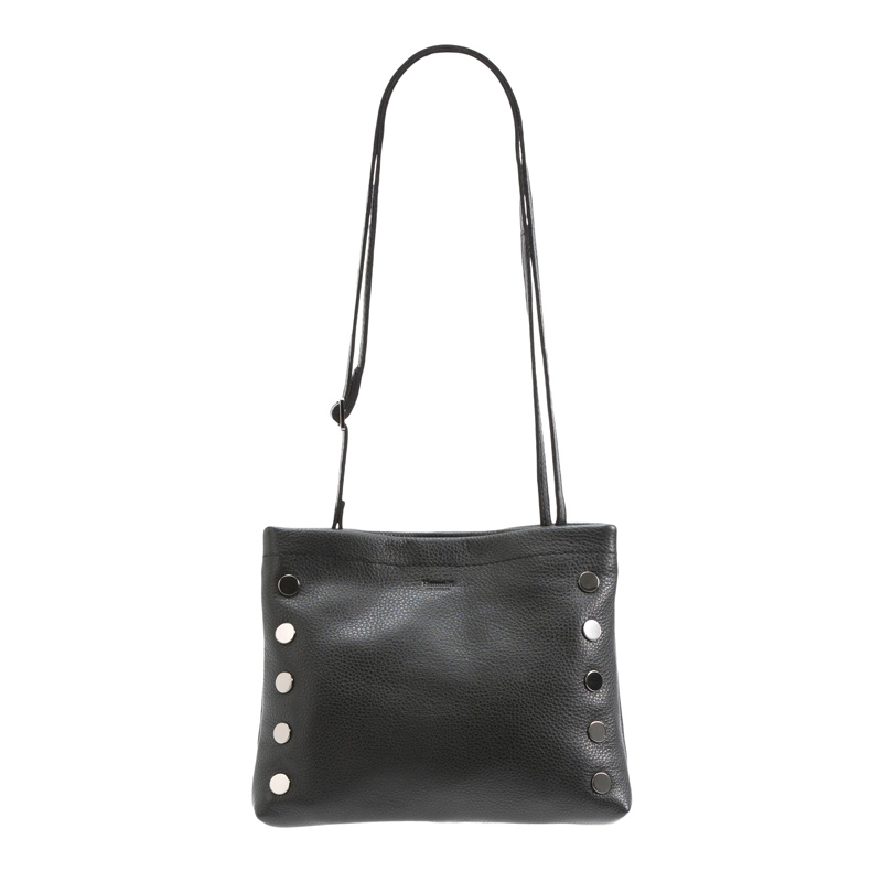 Hammitt Duke Handbag, Black and Gunmetal | 810031826476-B | Borsheims