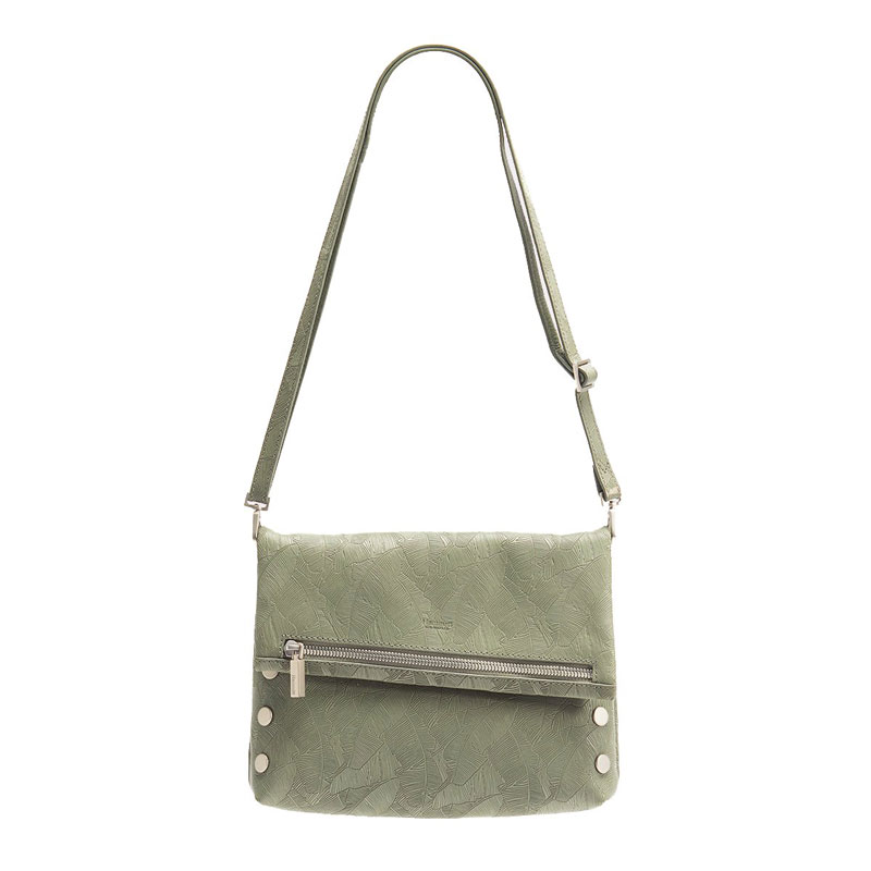 Hammitt VIP Medium Crossbody, Limited Edition Pistachio Green and Brushed Silver Tone