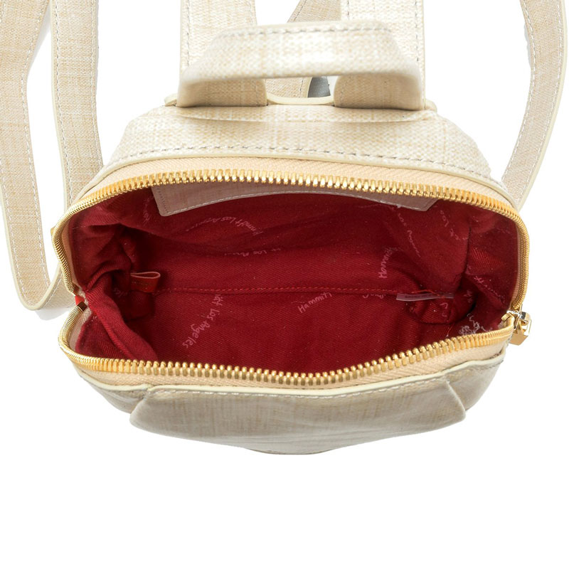 Hammitt Hunter Small Backpack, Limited Edition Semolina Cream and Brushed Gold Tone