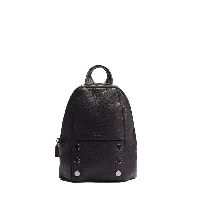 Hammitt Small Backpack, Black and Gunmetal Hardware