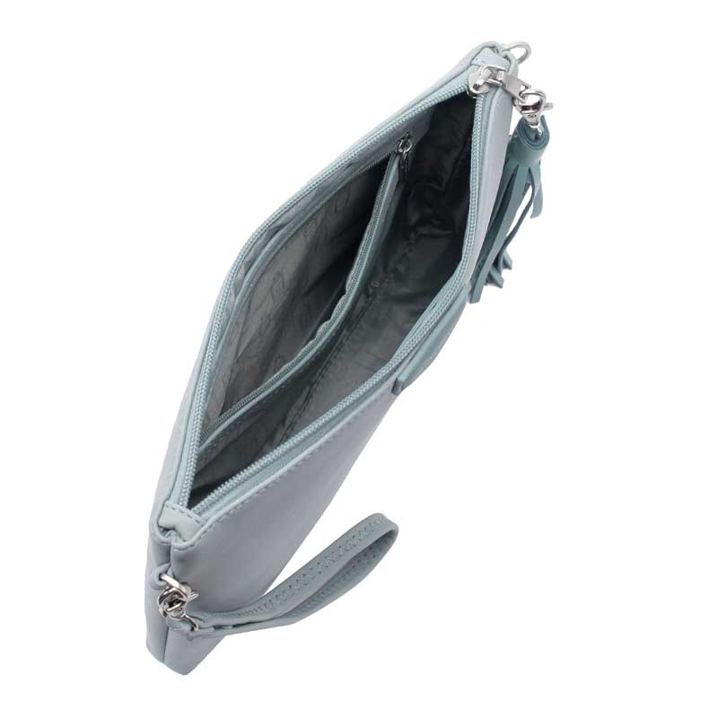 Pixie Mood Michelle Clutch, Mineral Blue and Nubuck