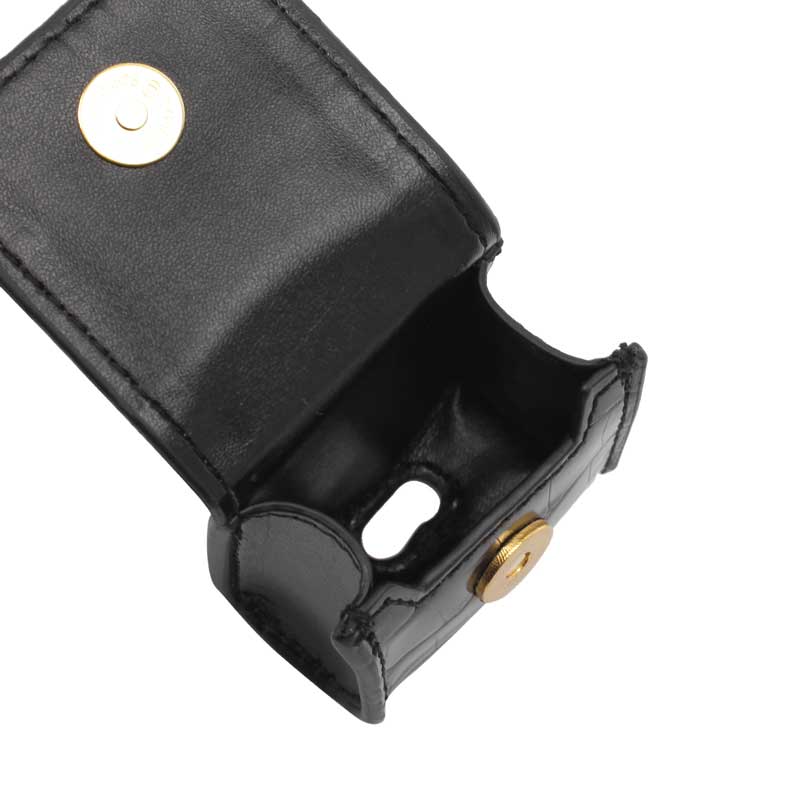 Pixie Mood Vivian Airpods Case, Black Croc