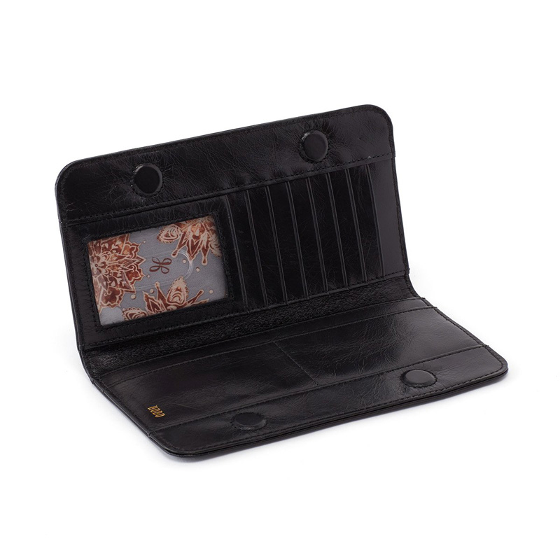 HOBO Angle Continental Wallet, Black