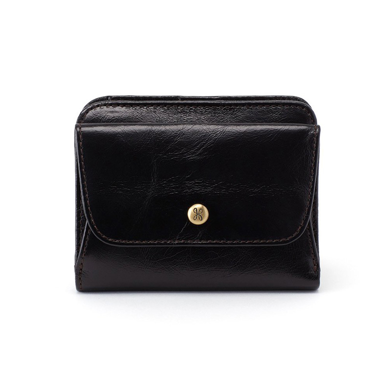 Hobo Change Card Case, Black
