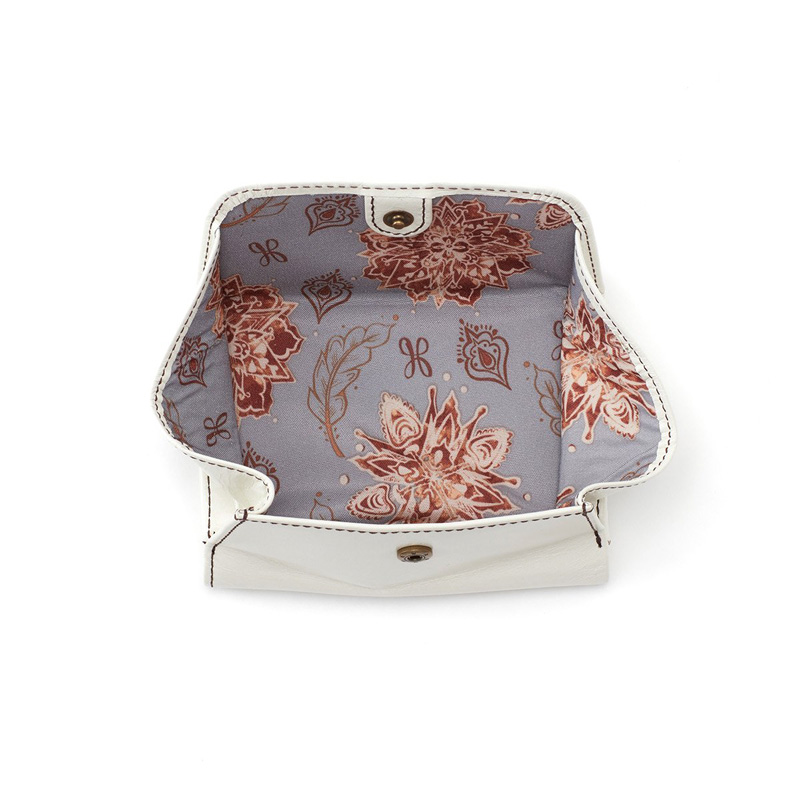 Hobo Change Card Case, Latte