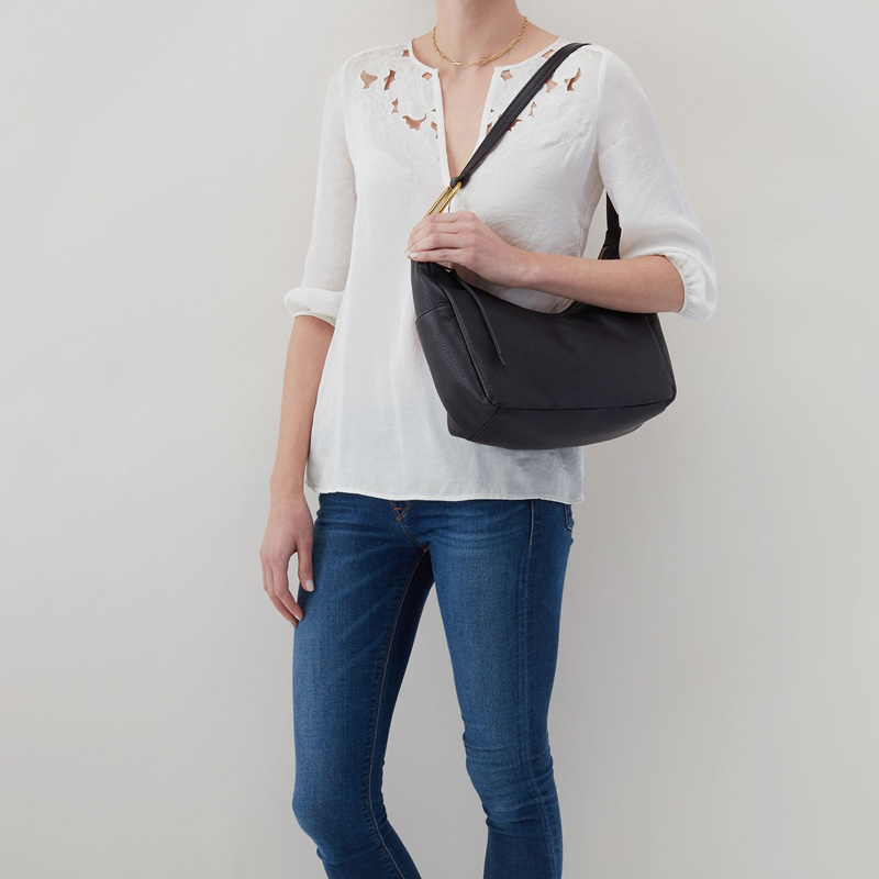 Hobo Fielder Bag, Black