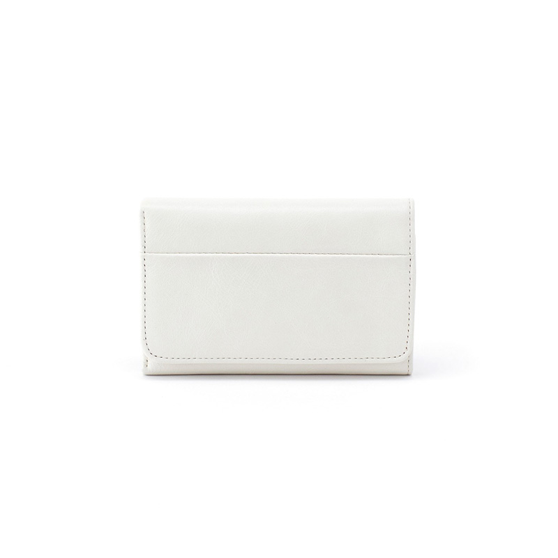 Hobo Jill Trifold Wallet, Latte