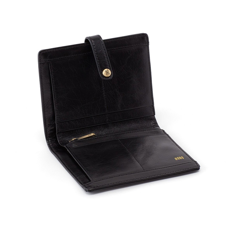 Hobo Lift Card Case, Black