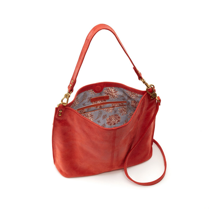Hobo Pier Shoulder Bag, Lava