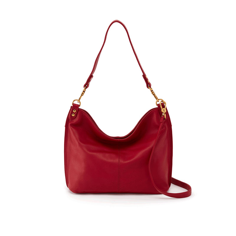 Hobo Pier Shoulder Bag, Scarlet | SO-82303SCA | Borsheims