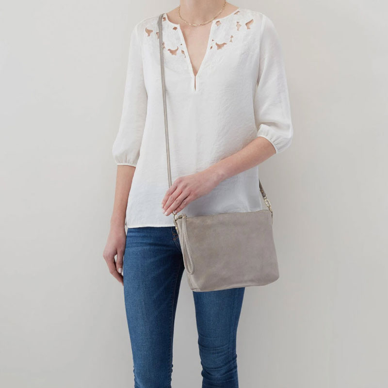 Hobo Kori Crossbody, Granite Gold