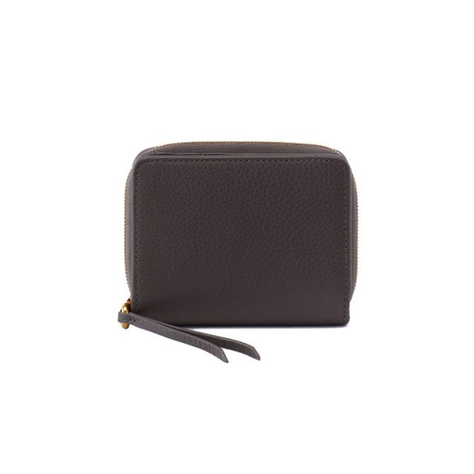 HOBO Pride Zip Around Wallet, Slate Velvet Pebbled Hide