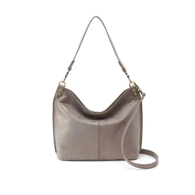 HOBO Pier Shoulder bag, Granite Gold Metallic