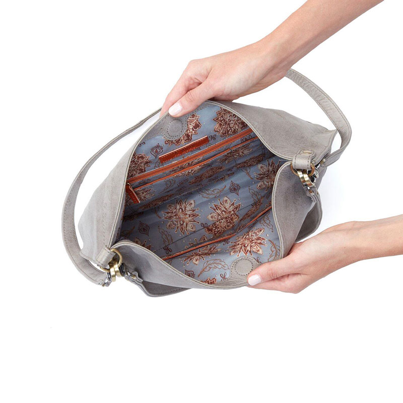 HOBO Pier Shoulder bag, Granite Gold Metallic