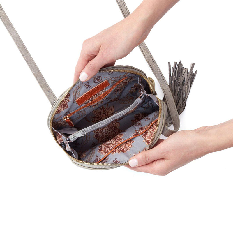 HOBO Nash Crossbody, Granite Gold Metallic