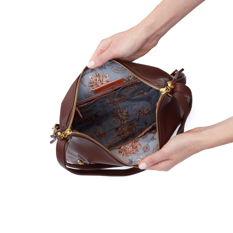 HOBO Merrin Convertible Backpack, Mahogany Velvet Pebbled Hide