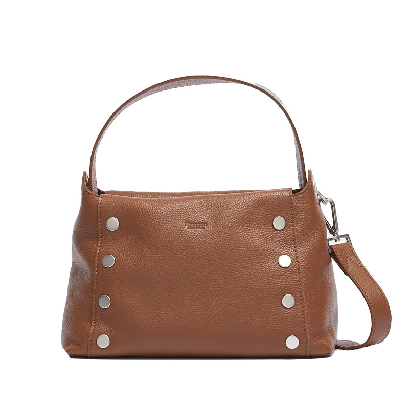 Hammitt Bryant Medium Crossbody Bag, Limited Edition Renaissance Cognac and Brushed Silver Tone