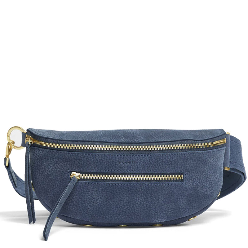 Hammitt Charles Belt Bag, Limited Edition Skies Nubuck and Brushed Gold ...