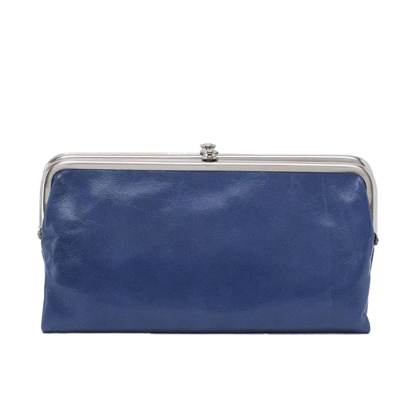 HOBO Lauren Clutch Wallet, Atlantis Blue Vintage Hide Borsheims