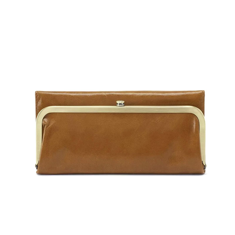 HOBO Rachel Continental Wallet, Truffle Vintage Hide