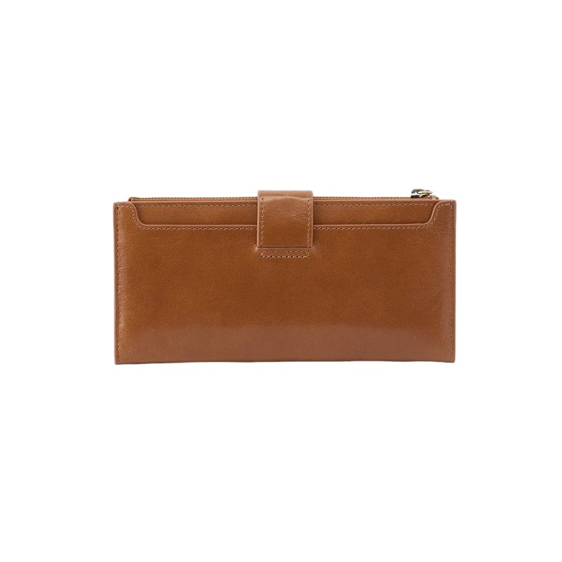 HOBO Dunn Continental Wallet, Truffle