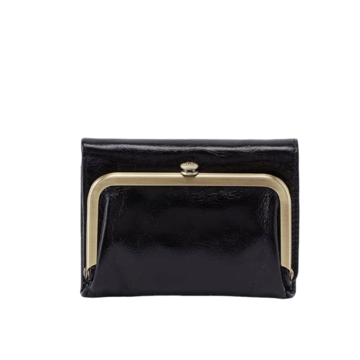 HOBO Robin Compact Wallet, Black