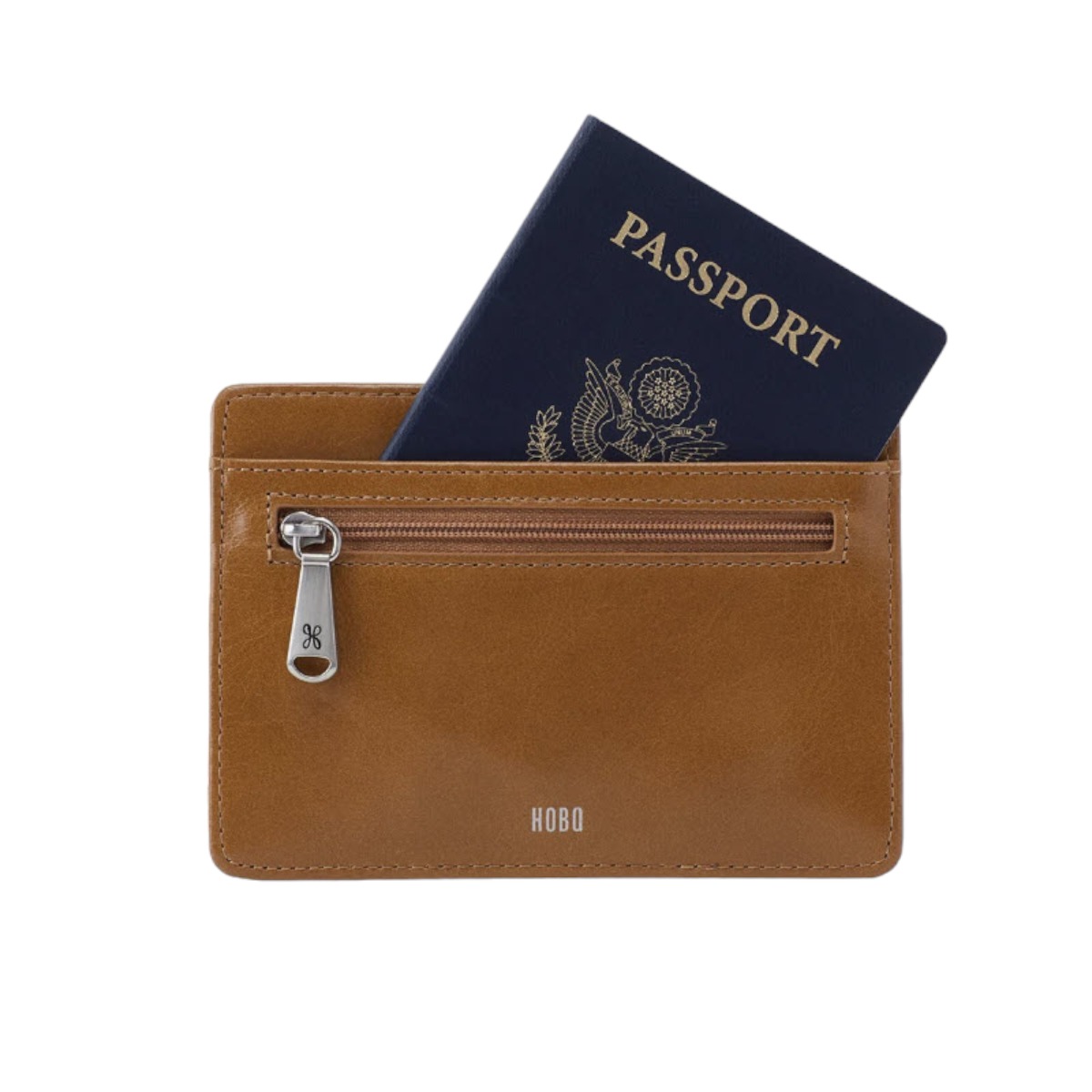 HOBO Euro Slide Card Case, Truffle