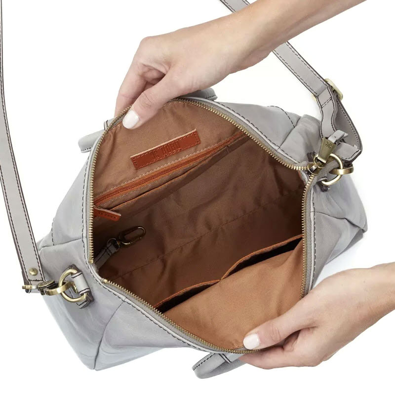 HOBO Sheila Medium Satchel, Driftwood Vintage Hide