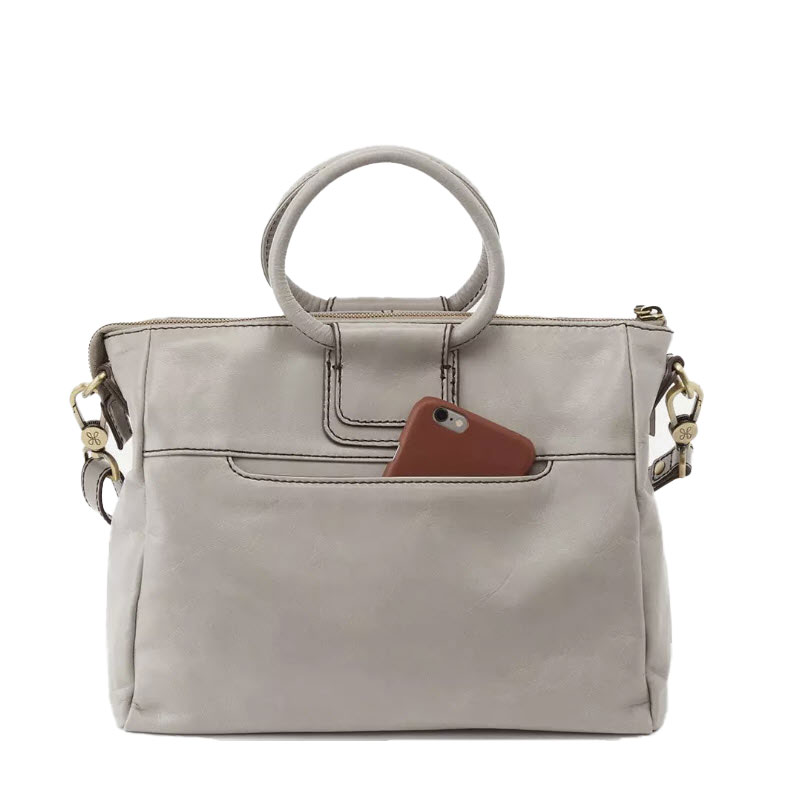 HOBO Sheila Medium Satchel, Driftwood Vintage Hide