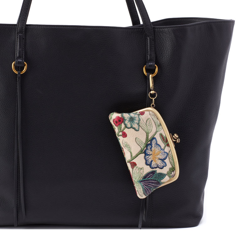 HOBO Cheer GO Frame Pouch, Limited Edition Floral Stitch Print