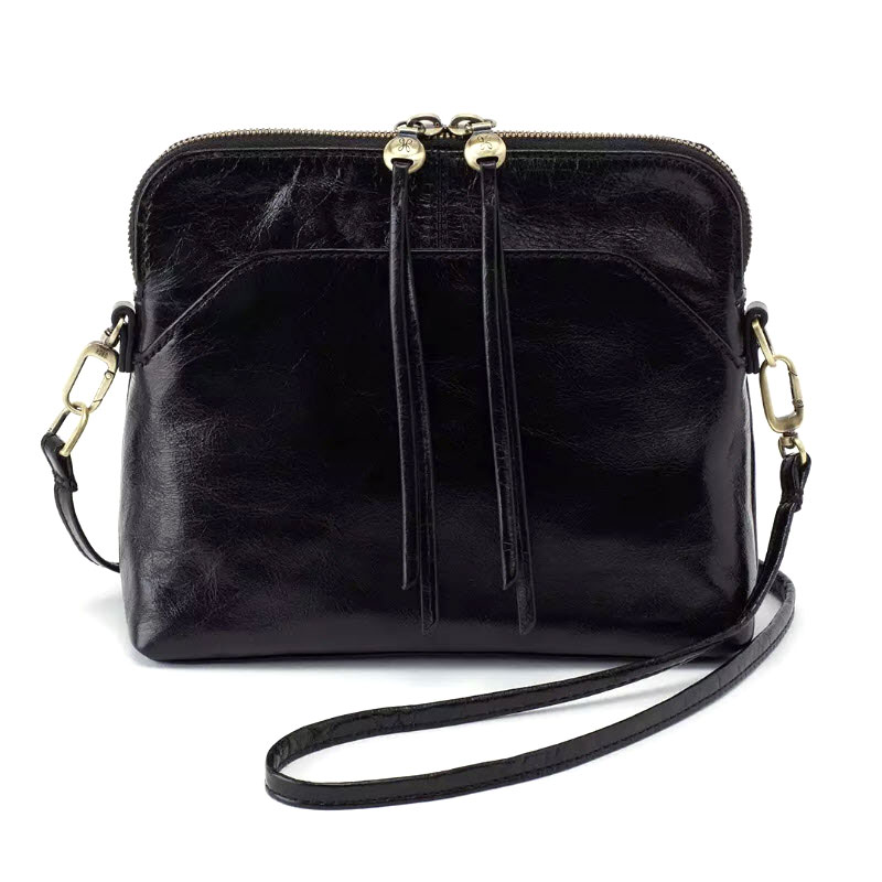 HOBO Reeva Crossbody, Black Vintage Hide VI35857BLK Borsheims