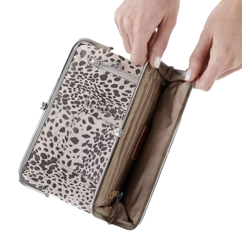 HOBO Lauren Clutch Wallet, Cheetah Print Limited Edition Print