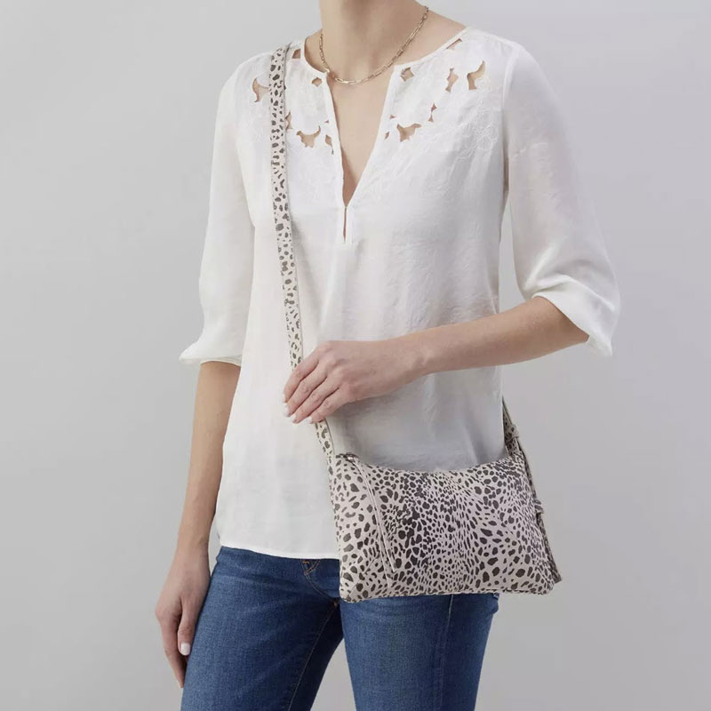 HOBO Paulette Small Crossbody, Limited Edition Cheetah Print