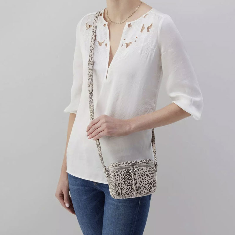 HOBO Pixie Crossbody, Limited Edition Cheetah Print
