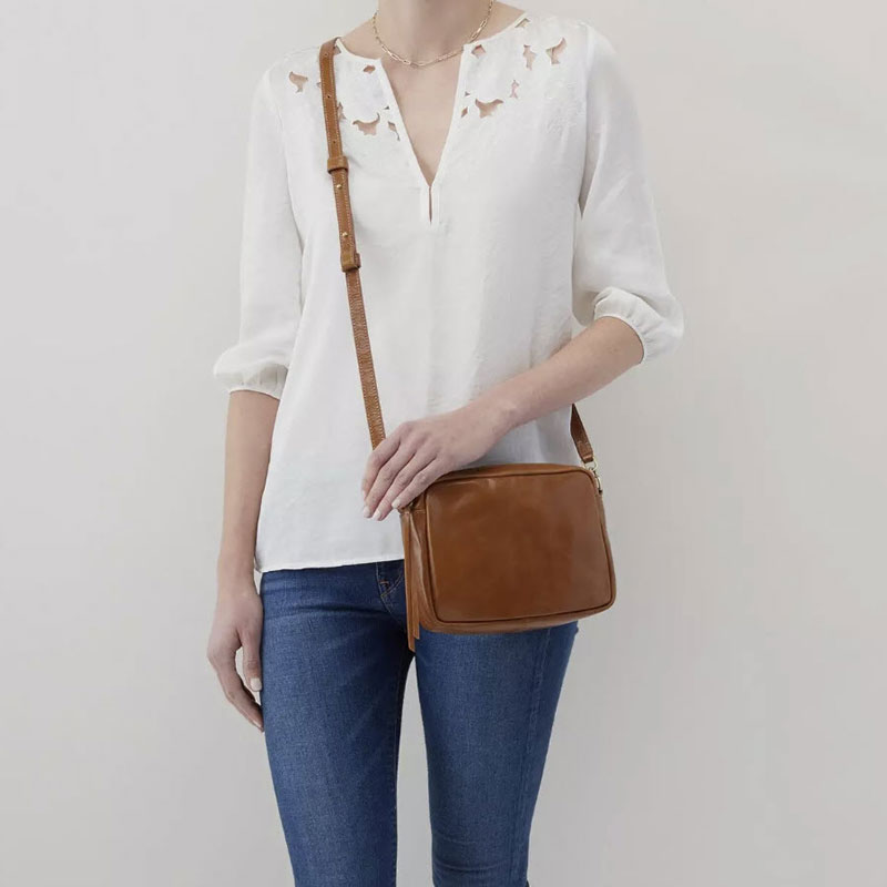 HOBO Renny Crossbody, Truffle Vintage Hide