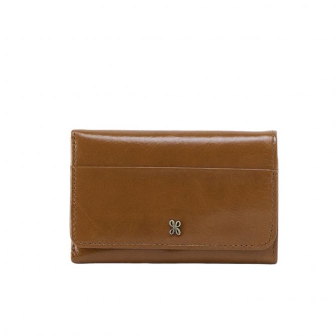 Jill Trifold Wallet, Truffle