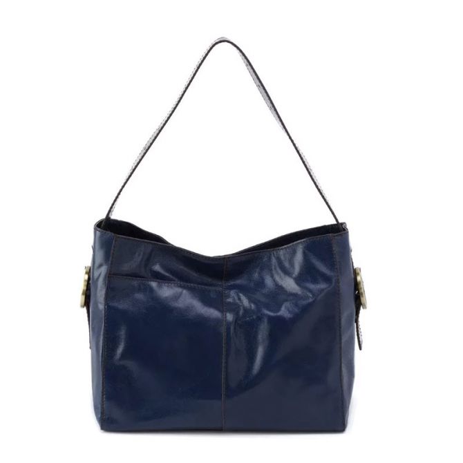 HOBO Render Shoulder Bag Denim Vintage Hide