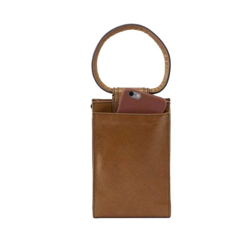 HOBO Sheila Phone Crossbody, Truffle Vintage Hide