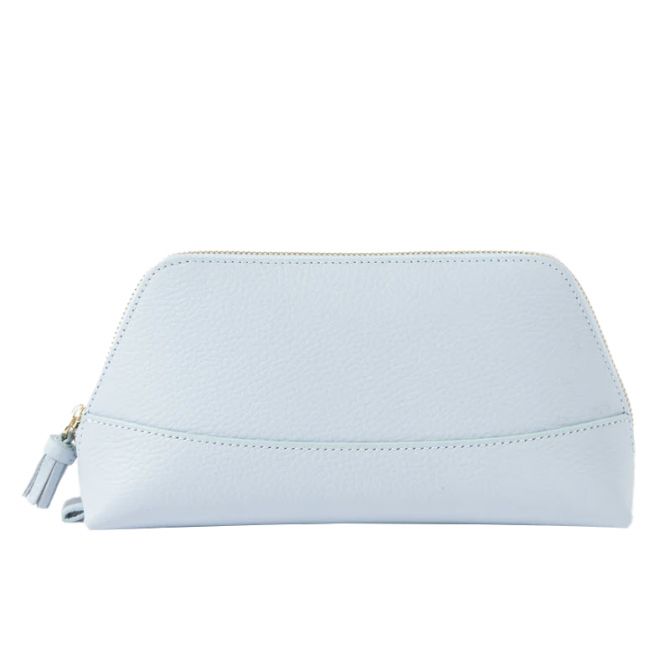 Neely & Chloe No. 16 Small Pebble Cosmetic Case, Light Blue