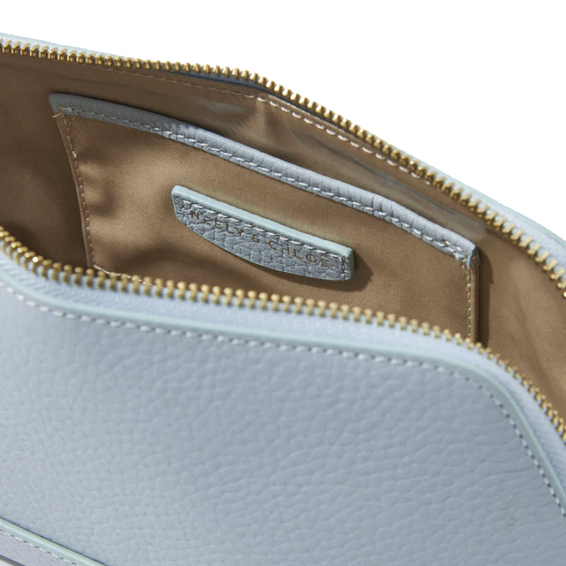 Neely & Chloe No. 16 Small Pebble Cosmetic Case, Light Blue